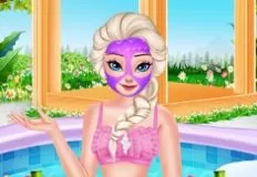Frozen  Games, Elsa Beauty Spa Salon, Games-kids.com