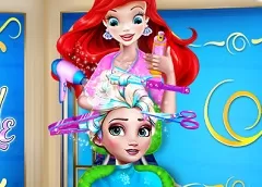 Frozen  Games, Elsa Braided Hairstyle, Games-kids.com