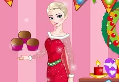 Frozen  Games, Elsa Christmas Visit, Games-kids.com