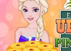 Frozen  Games, Elsa Cooking Upside Down Pineapple Cake, Games-kids.com
