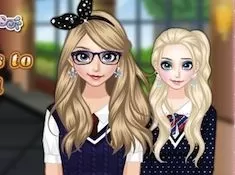 Frozen  Games, Elsa Goes to School, Games-kids.com