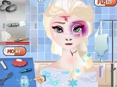 Frozen  Games, Elsa Head Injury, Games-kids.com