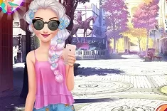 Frozen  Games, Elsa Pastel Summer, Games-kids.com