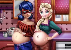 Frozen  Games, Elsa Pregnant BFF, Games-kids.com