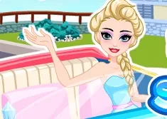 Frozen  Games, Elsa Prom Speed Drive, Games-kids.com