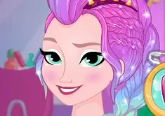 Frozen  Games, Elsa Punk Rock Braids, Games-kids.com