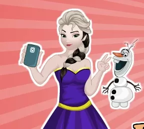 Frozen  Games, Elsa Selfie Room Cleaning , Games-kids.com