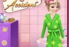 Frozen  Games, Elsa Shower Accident, Games-kids.com