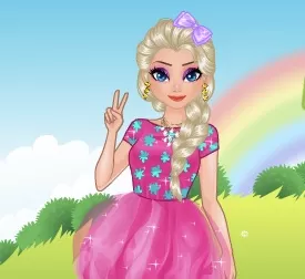 Frozen  Games, Elsa Spring Fashion, Games-kids.com