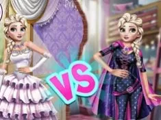 Frozen  Games, Elsa Superhero vs Princess, Games-kids.com
