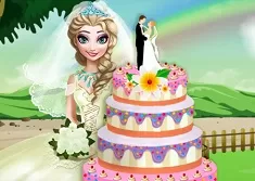 Frozen  Games, Elsa Wedding Cake Cooking, Games-kids.com