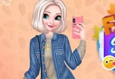 Princess Games, Fall Selfie, Games-kids.com