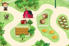 Mahjong Games, Farm Connect , Games-kids.com