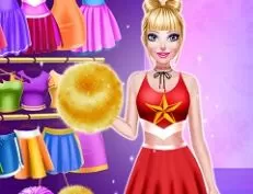 Dress Up Games, Fashionista Cheerleader Look, Games-kids.com