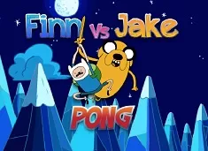 Adventure Time Games, Finn Vs Jake Pong, Games-kids.com