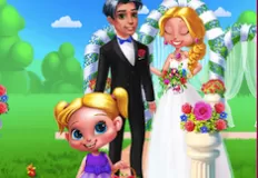 Girl Games, Flower Girl Wedding Day, Games-kids.com