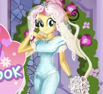 My Little Pony Games, Fluttershy Wedding Look, Games-kids.com