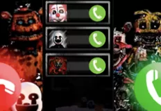 Five Nights at Freddy Games, Fnaf Calling the animatronics, Games-kids.com