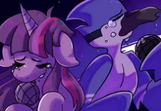FNF with Twilight Sparkle and Mordecai