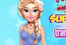 Frozen  Games, From Princess to Superhero Transformation, Games-kids.com