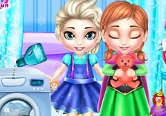 Frozen  Games, Frozen Sisters Washing Toys, Games-kids.com