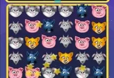 Bejeweled Games, Funny Faces Match 3, Games-kids.com