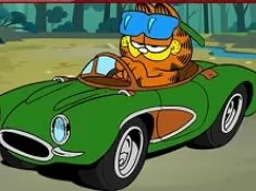 Garfield Games, Garfield Hidden Car Tires, Games-kids.com