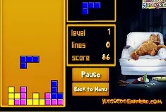 Garfield Games, Garfield Tetris, Games-kids.com