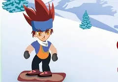 Beyblade Games, Gingka and the Snowboard, Games-kids.com