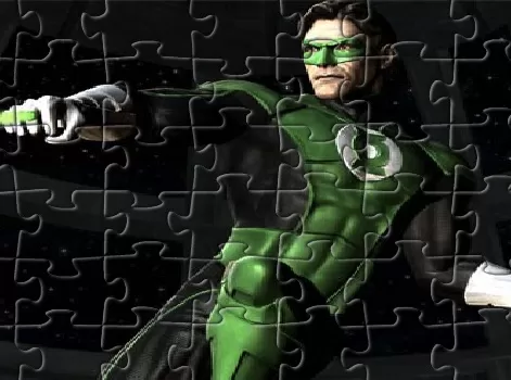Green Lantern Games, Green Lantern Fight Puzzle, Games-kids.com