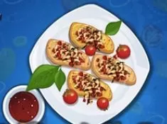 Cooking Games, Grilled Bruschetta Chicken, Games-kids.com