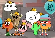 Gumball Games, Gumball Hard Hat Hustle, Games-kids.com