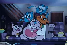 Gumball Games, Gumball Movie Night Puzzle, Games-kids.com
