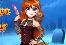 Princess Games, Halloween Princess Makeover, Games-kids.com