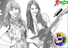 Coloring Games, Hannah Montana Coloring, Games-kids.com