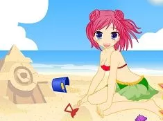 Girl Games, Happy Beach Time, Games-kids.com