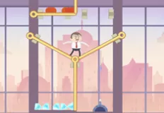 Puzzle Games, Happy Boss Pull Pin, Games-kids.com