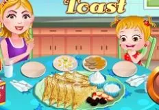 Baby Hazel Games, Hazel and Moms Recipes French Toast, Games-kids.com