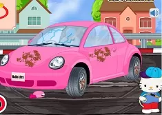 Hello Kitty Games, Hello Kitty Car Wash and Repair, Games-kids.com
