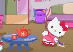 Hello Kitty Games, Hello Kitty House Makeover, Games-kids.com