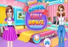Girl Games, Highschool Girls House Cleaning, Games-kids.com