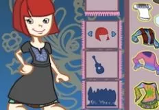 Girl Games, Hippie Fashion Dress Up, Games-kids.com