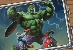 Hulk Games, Hulk and Friends Photo Mess, Games-kids.com