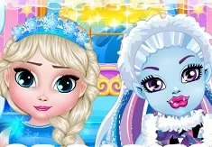 Frozen  Games, Ice Babies Elsa x Abbey, Games-kids.com