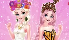 Frozen  Games, Ice Queen Butterfly Diva, Games-kids.com
