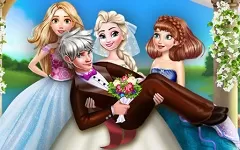 Princess Games, Ice Queen Wedding Photo, Games-kids.com