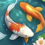 Puzzle Games, Idle Koi Pond, Games-kids.com