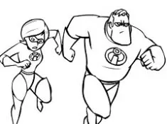 The Incredibles Games, Incredibles Coloring, Games-kids.com