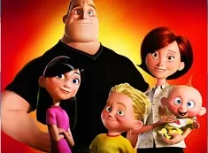 The Incredibles Games, Incredibles Family Puzzle, Games-kids.com