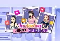 Dress Up Games, Instadiva Jenny Dress Up, Games-kids.com